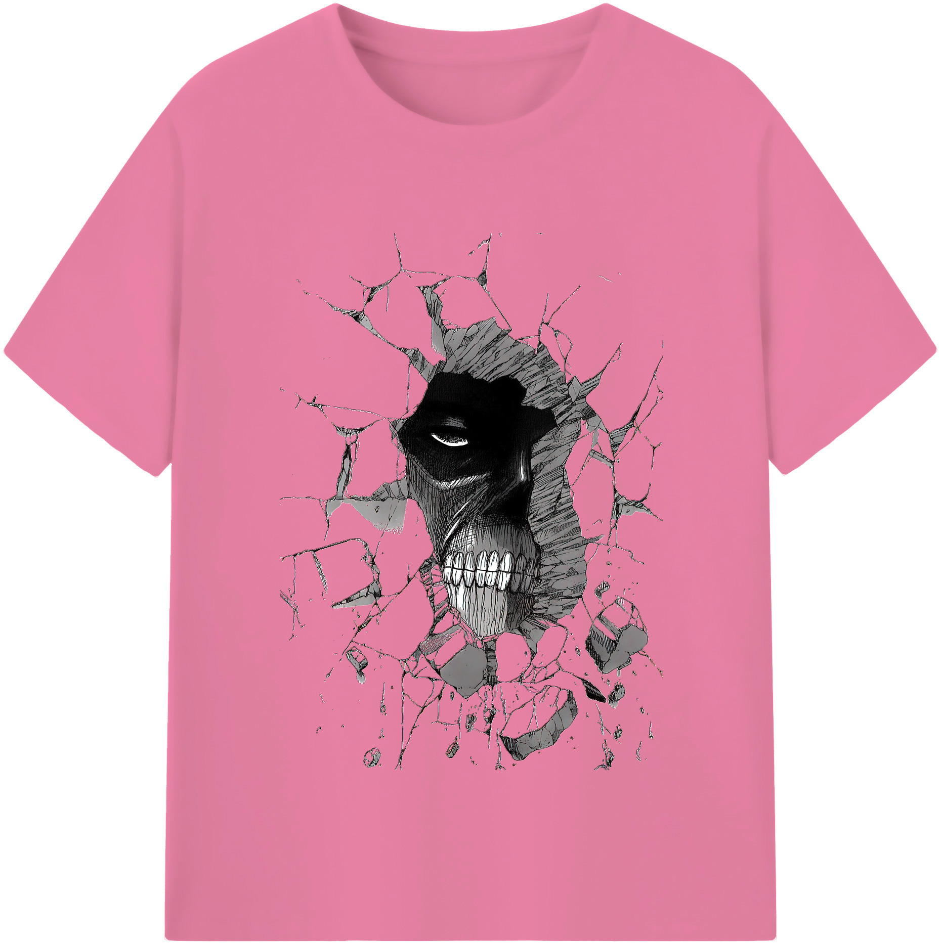 （画像用） 進撃の巨人 Attack on Titan 綿100％半袖Tシャツ（フロントプリント）